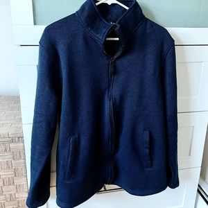 Men’s Beverly Hills Polo Club L Navy Zip Up Jacket